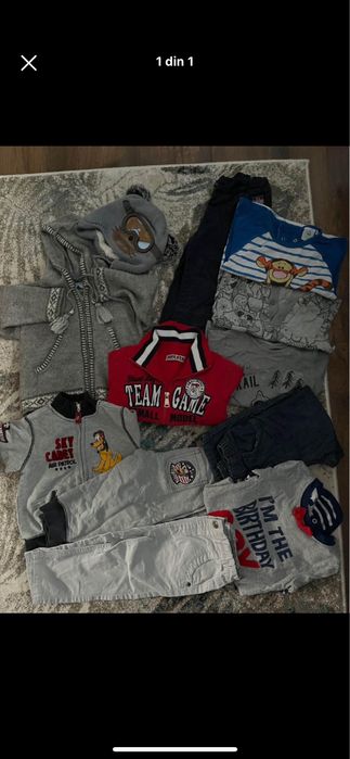 Lot hainute baietel 1-1jumate