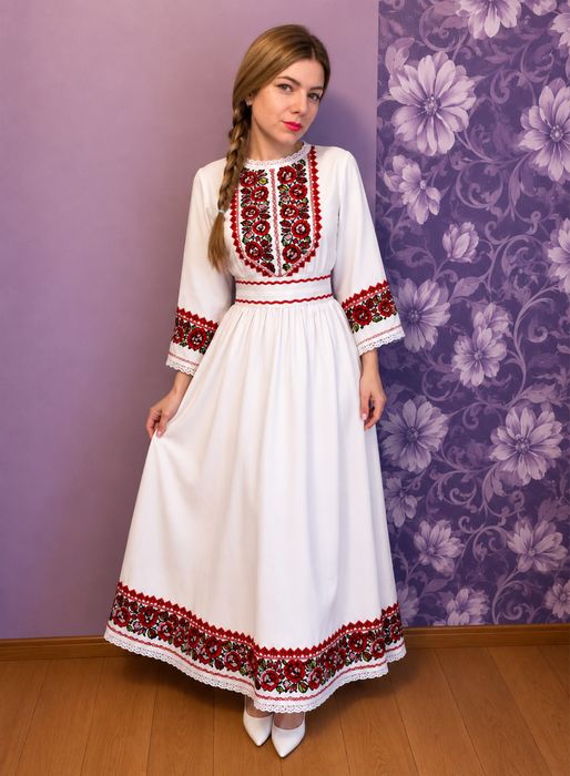 Рокля с народни моглтиви / риза с шевици