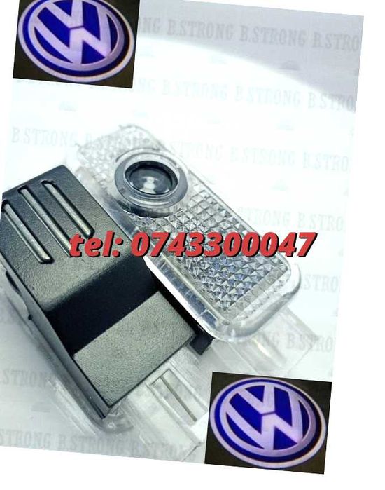New Proiectoare Logo Model Volkswagen Passat Portiera - Lcd Led Laser (Emblema, Sigla, Holograma) ,reglabil Scula Montaj