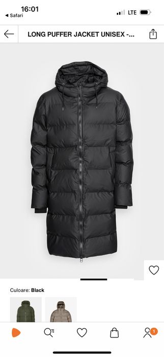 Geaca Rains unisex ,impermeabila ,aproape noua