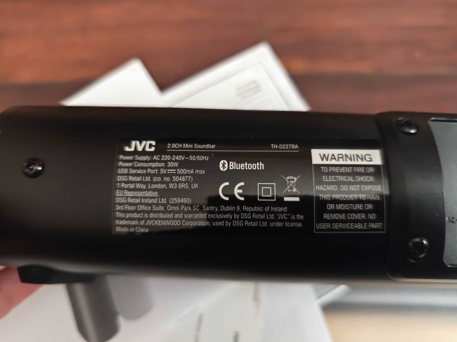 Компактен саундбар JVC TH-D227BA soundbar
