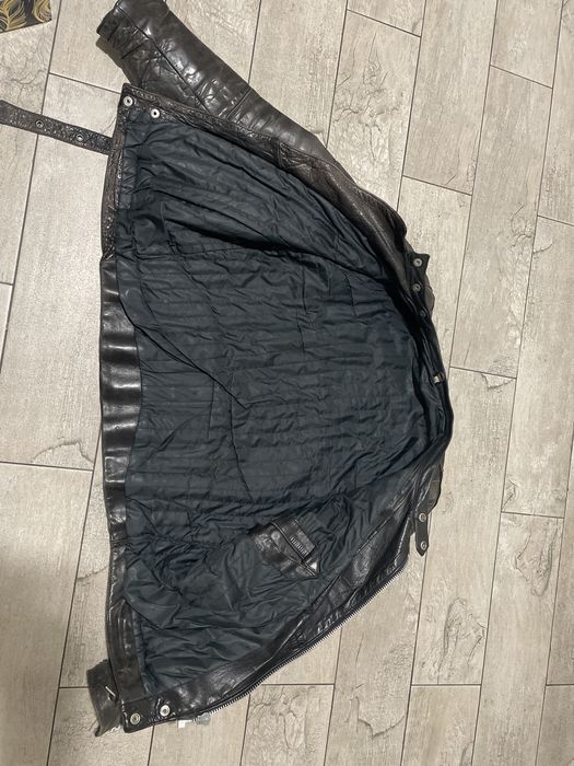 Geaca moto piele vintage