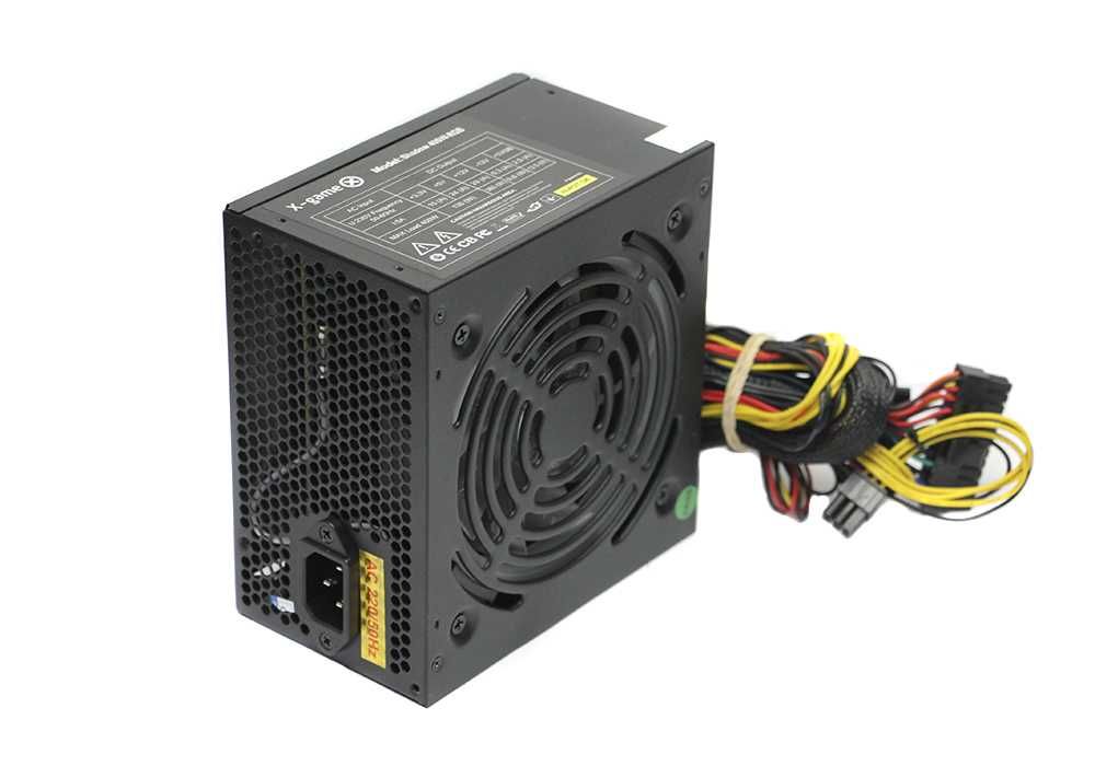 Блок питания  400W X-game Shadow 400W-RGB 12см 3x SATA 1x 6pin
