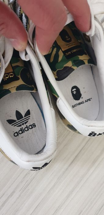 Adidas SuperStar x BAPE / 36/22см UK 3.5 US 4 ОРИГИНАЛ! Унисекс Кецове