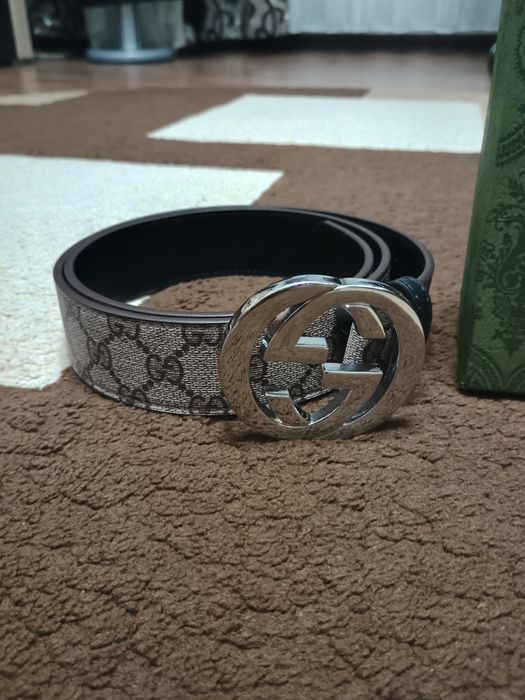 Curea Gucci GG Supreme – Model clasic cu cutie și factură