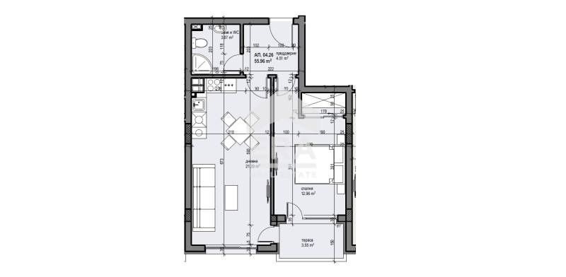 Продава се Двустаен апартамент в Банкя - 62 кв.м за 2178 €/кв.м - Снимка #2