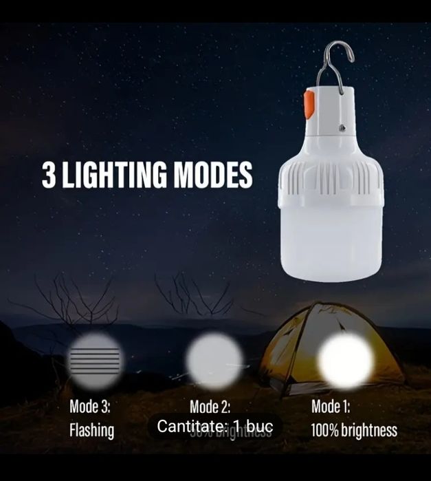 Lampa de camping