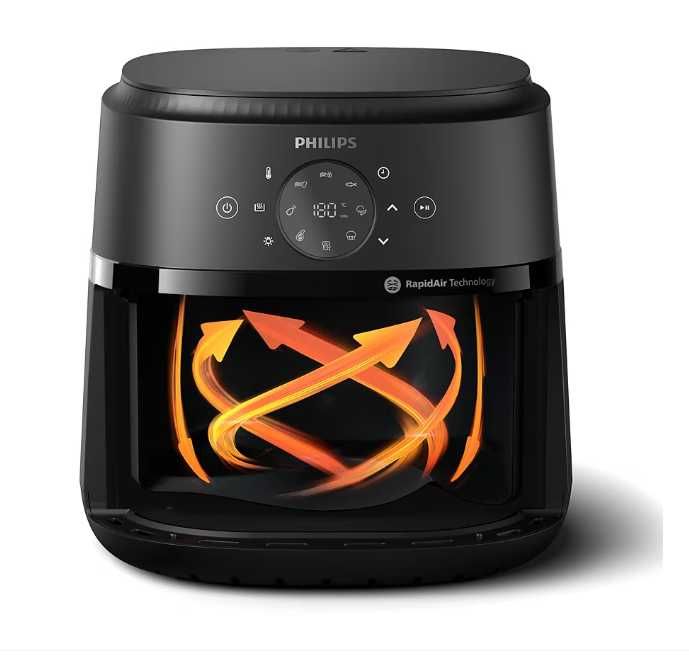 Friteuza cu aer cald Philips Airfryer Seria 2000 NA230/00, Compact Digital, 1700 W