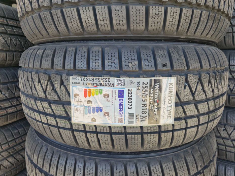 4 Anvelope M+S IARNA - 255/55/18 109H XL - KUMHO WinterCraft WS71 SUV - NOU - DOT 2023 !