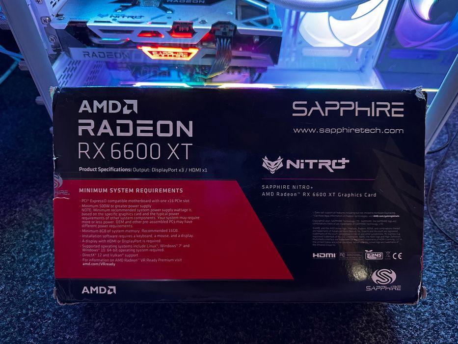 Placa video Amd Rx 6600 XT 8gb
