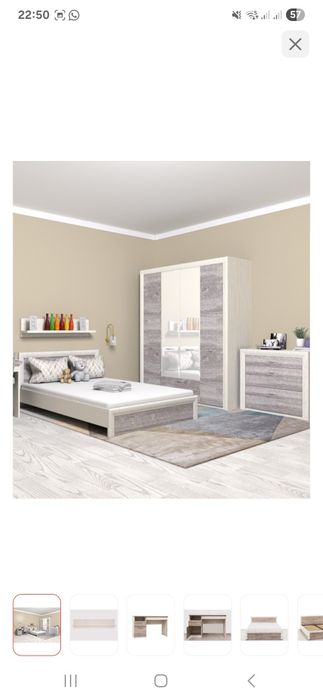 Спальный гарнитур с матрасом