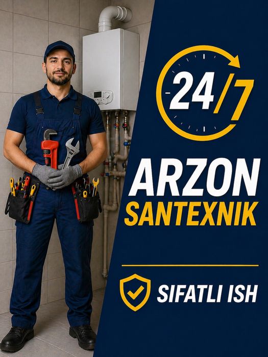 Santexnik xizmt 24/7 сантехник хизмати
