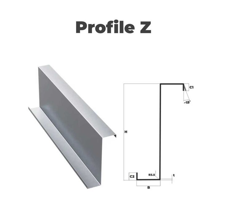 Profile Zincate -Z,C,U,L,SIGMA-