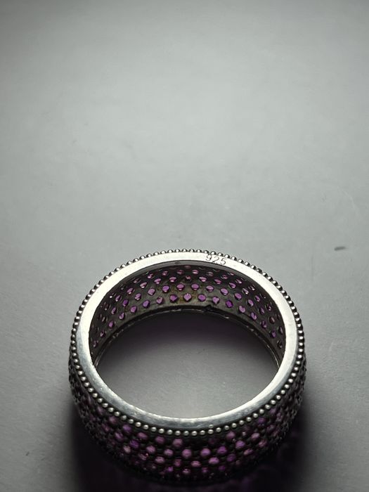 Inel de argint pave