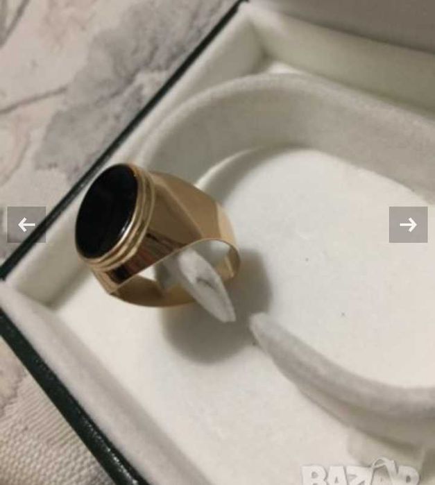 Златен мъжки пръстен