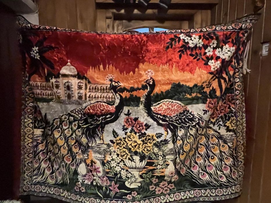 Carpetă cu păuni