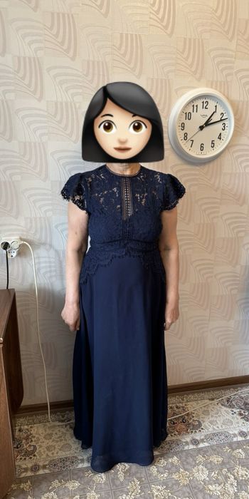 Продам синее платье