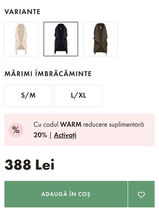 Vestă de lână de oaie neagra