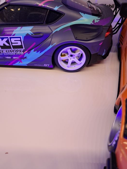 Колекционерска количка GT Spirit GT407 Toyota Supra GR Coupe HKS szary