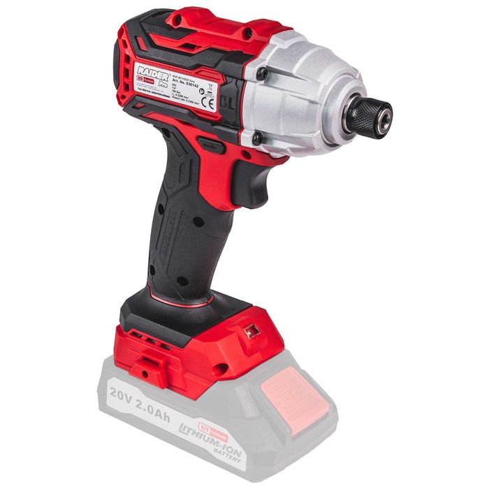 Акумулаторен ударен винтоверт RAIDER RDP-BCHID20 SOLO, 20 V, 180 Nm