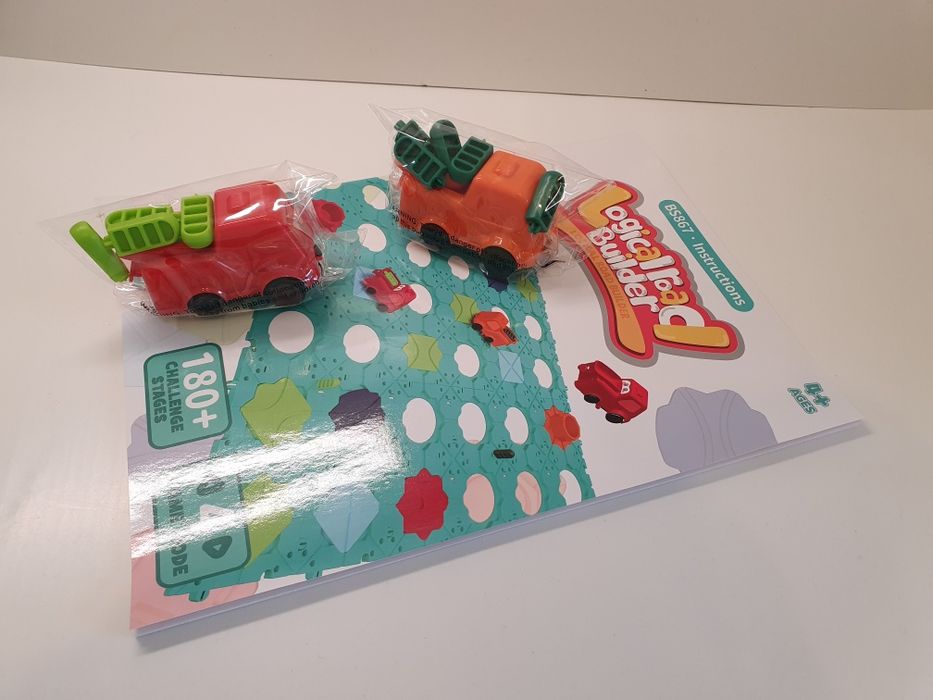 Vand joc logic Burgkidz Logical Road Builder 62x62 cm