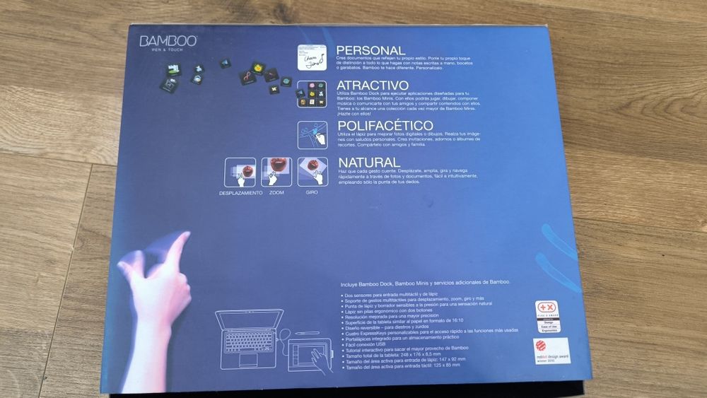 Wacom bamboo pen and touch