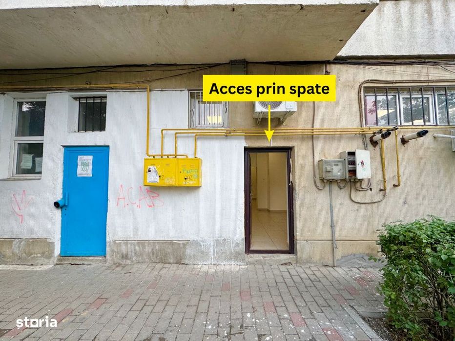 Inchiriere Spatiu Comercial cu vad- 76 mp- 2 accese- Mircea cel Batran