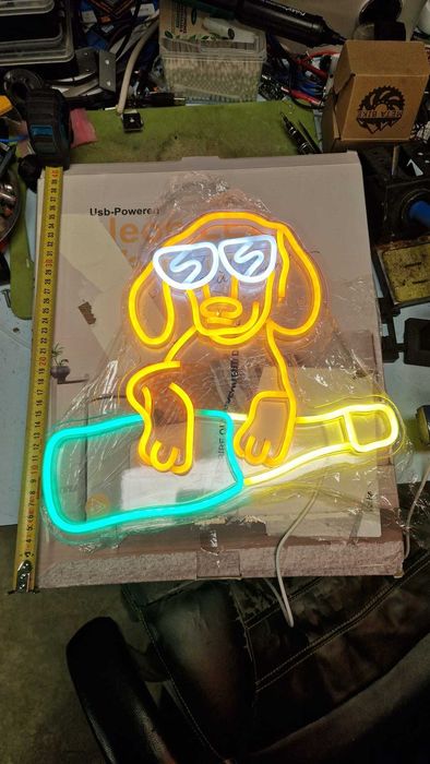 Semn decorativ neon Bar/Garaj neon lights LED USB Nou