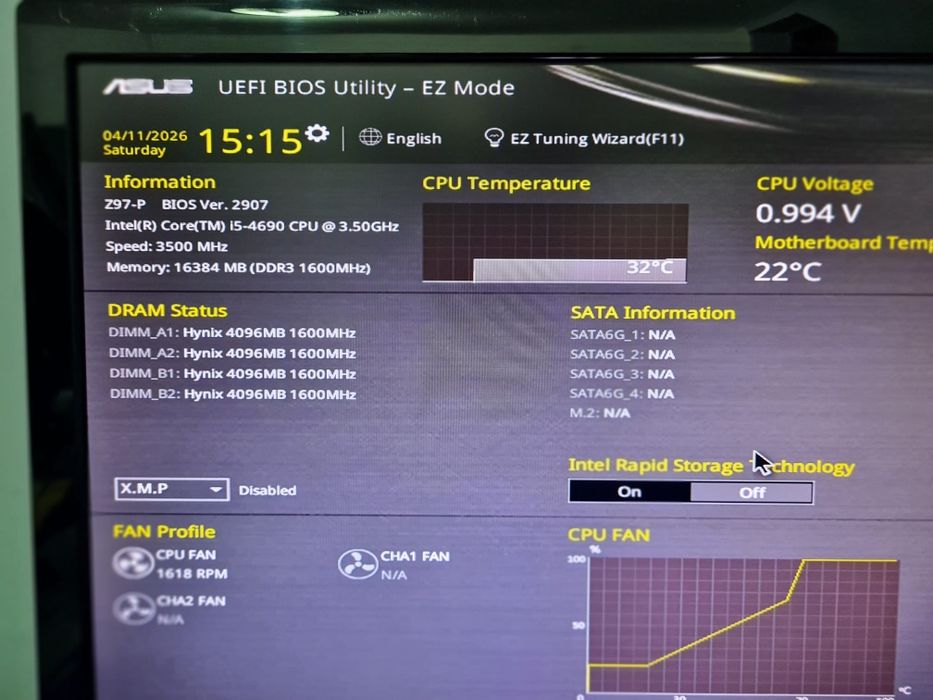 Kit placa de baza  cu M2 + procesor + rami 16gb