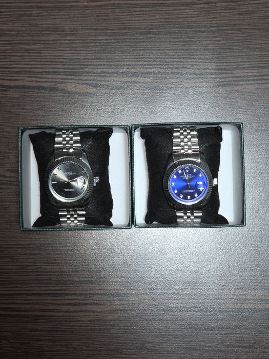 Rolex datejust grey/blue