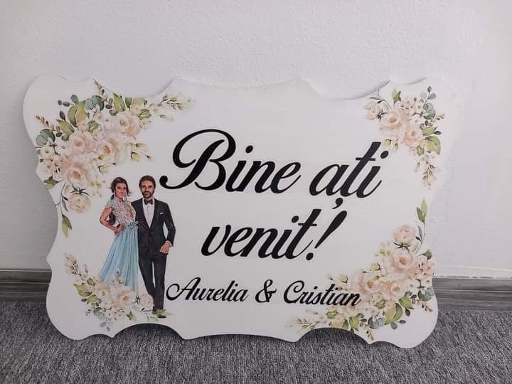 Plăcuță "Bine ați venit"