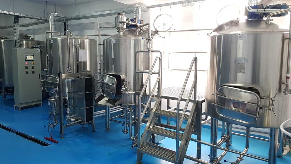 Fabrică de bere, 1000L/șarjă