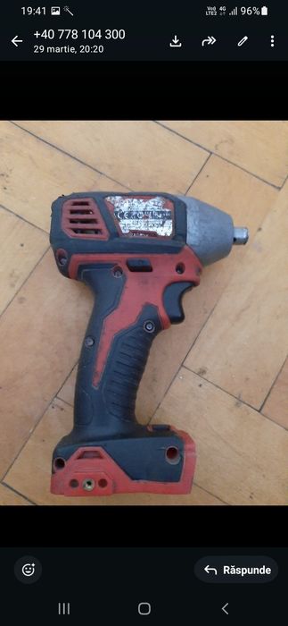 Milwaukee împac defect.