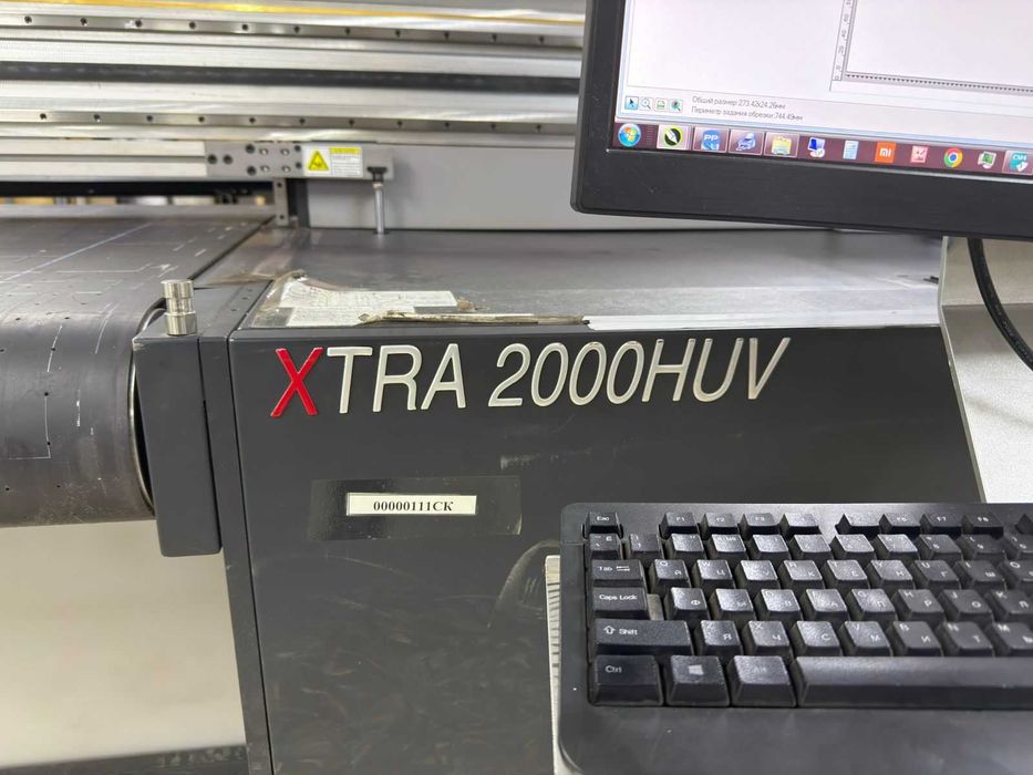 Широкоформатный гибридный УФ принтер Flora XTRA2000HUV