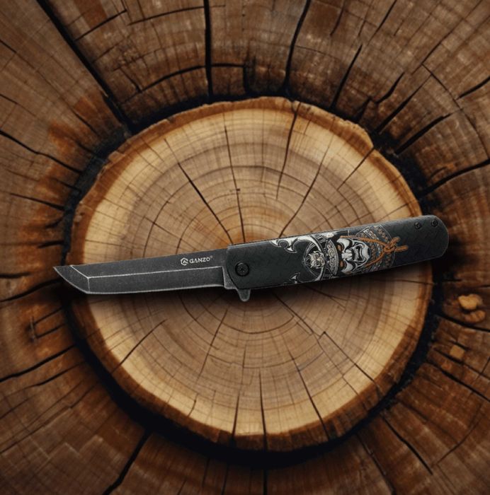 Сгъваем нож Ganzo Black Samurai Оригинален от Ganzo Firebird