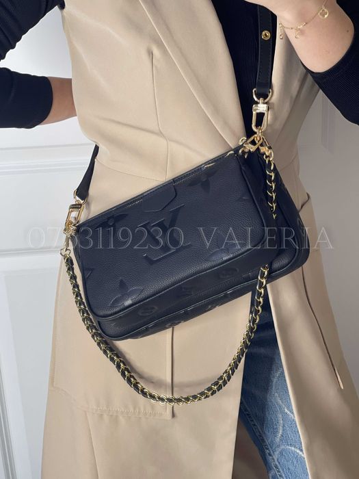 Geanta Louis Vuitton - Piele Neagra model nou