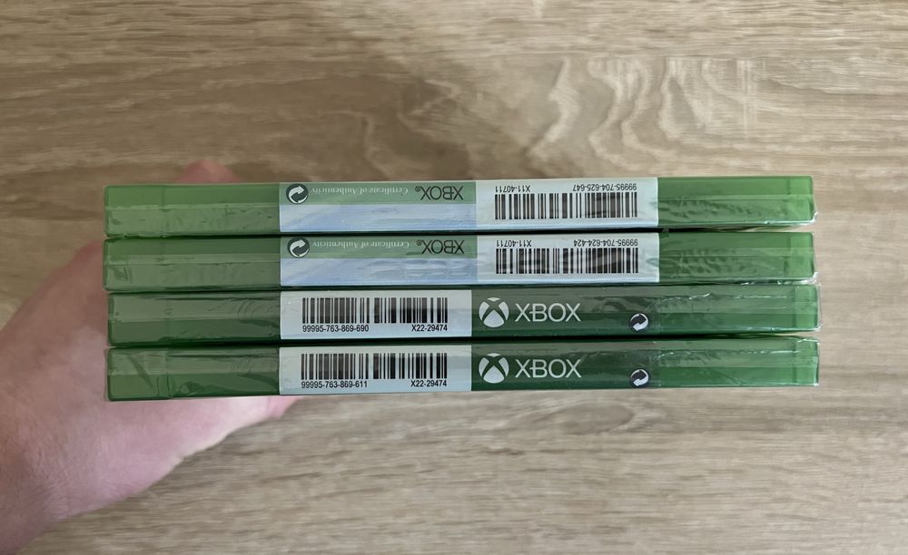 Новые диски Xbox One/S/X