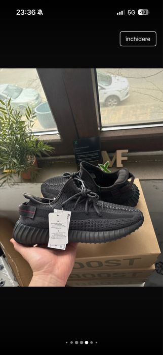 Adidas Yeezy Boost 350 V2 Black Reflective 39 40 41 43