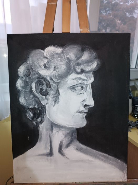 Ръчно рисувана картина на платно размер А2