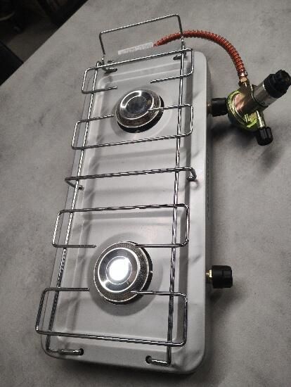 Aragaz 2 Ochiuri 100s cu detentor și - produs resigilat Decathlon