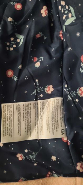 Palton iarna C&A pentru fetite, marime 98 (3-4 ani)