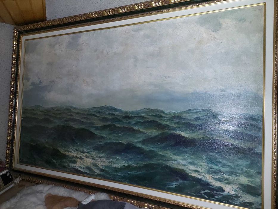 Огромна картина,масло 1943 г.размер178/110-Петър Бояджиев(1907-1963)