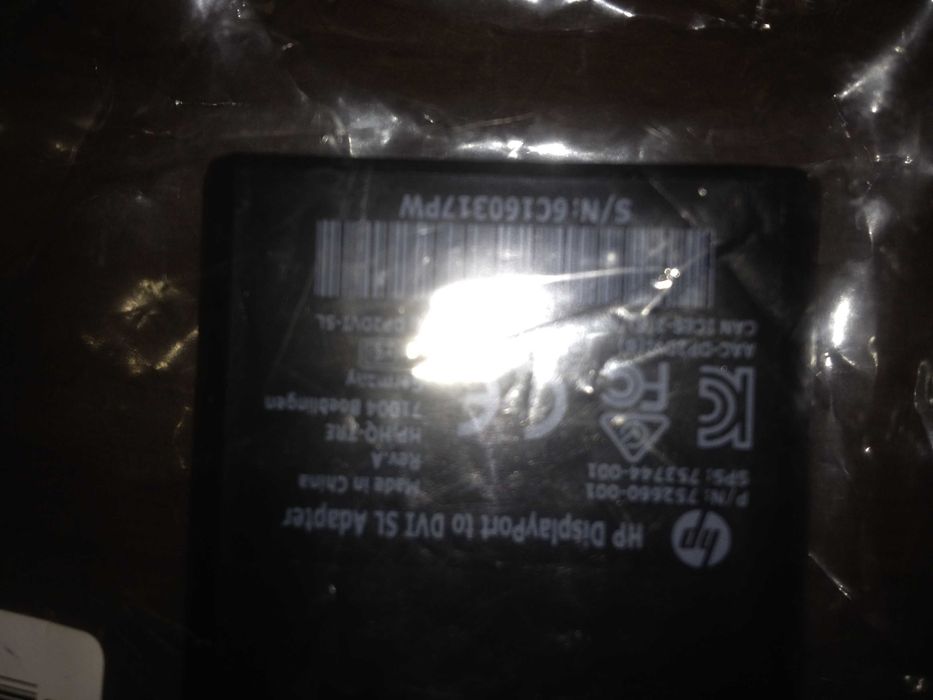 Адаптер переходник Display Port на DVI.