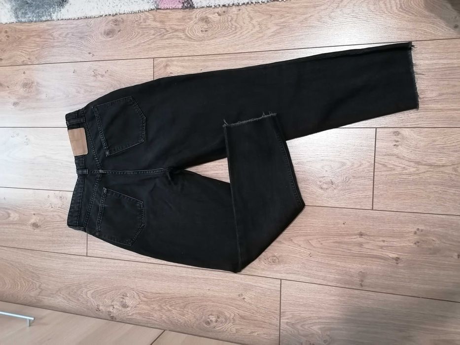 H&M тъмно сиви дамски дънки