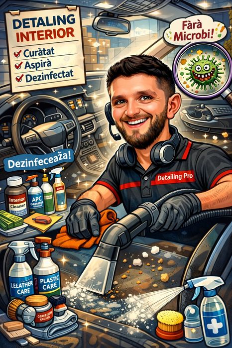 Detailing auto/ curățare canapele la domiciliu