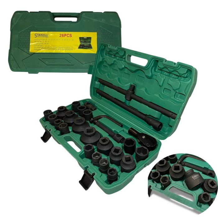 Камионджийско гедоре 26 части 3/4″ и 1″ STAHLMAYER