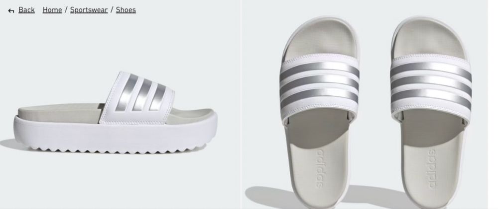 Шлепки оригинальные Адидас