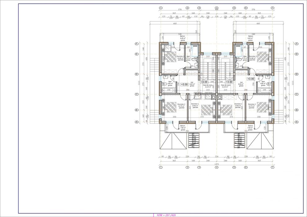 Duplex Brodina – zona centrală | 214 mp util / locuință