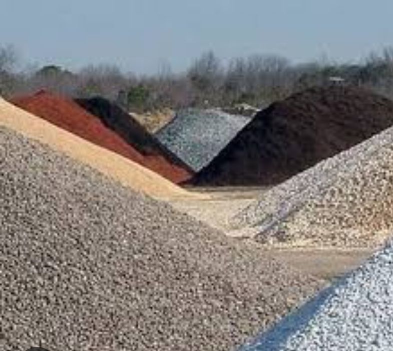 Щебень, песок, отсев, грунт, глина