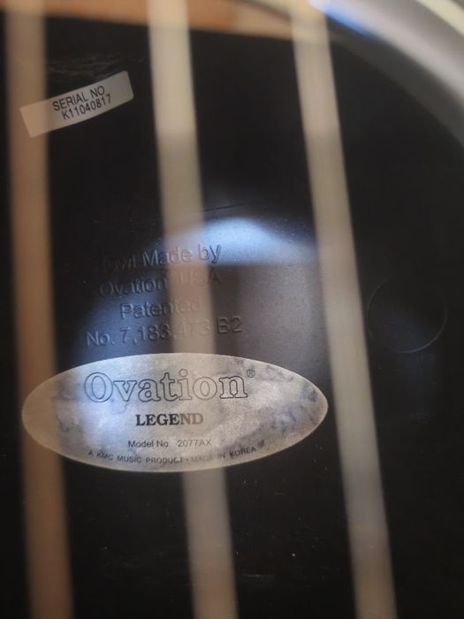 Гитара ovation legend 2077 ax